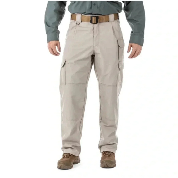 5.11 Tactical Khaki Cotton Canvas Pants Size 38x30 - Picture 1 of 14